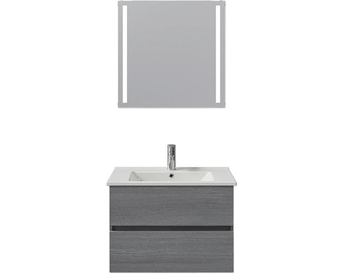 Waschtisch mit Unterschrank und Spiegel für das Badezimmer