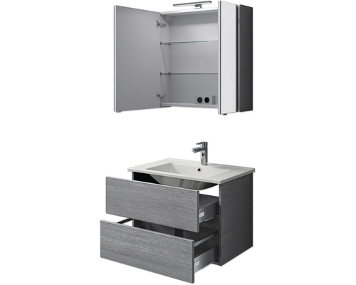 Badezimmer Waschtischkombination mit Spiegelschrank