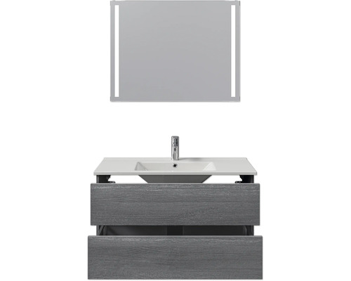 Waschtischkombination mit Spiegel für das Badezimmer