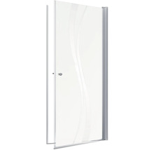 Drehtür für Nische SCHULTE ExpressPlus Alexa Style 2.0 80 cm Dekor Liane Profilfarbe aluminium-thumb-1 Drehtür für Nische SCHULTE ExpressPlus Alexa Style 2.0 80 cm Dekor Liane Profilfarbe aluminium-thumb-1