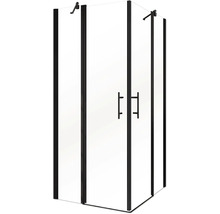 Eckeinstieg SCHULTE ExpressPlus Alexa Style 2.0 100 x 100 cm Profilfarbe schwarz Klarglas mit Schmutzabweisende Glasbeschichtung-thumb-1 Eckeinstieg SCHULTE ExpressPlus Alexa Style 2.0 100 x 100 cm Profilfarbe schwarz Klarglas mit Schmutzabweisende Glasbeschichtung-thumb-1