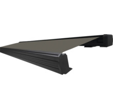 SOLUNA Kassettenmarkise Exquisit 2,5x2 Stoff Dessin 320925 Gestell DB703 dunkelgrau inkl. Motor und Wandschalter-thumb-0