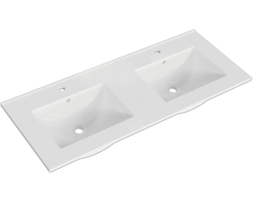Doppelwaschtisch aus Sanitärkeramik