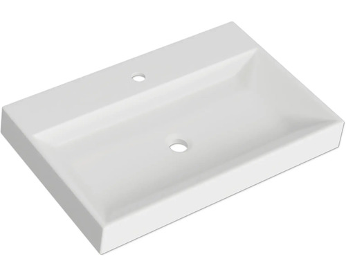 Rechteckiger Waschtisch aus Sanitärkeramik