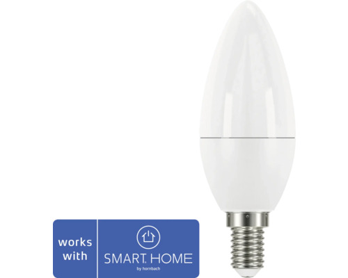 FLAIR Viyu LED Kerzenlampe E14/4,8W(40W) 470 lm 2200-5000 K - Kompatibel mit SMART HOME by hornbach