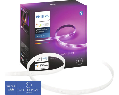 Philips hue LED Band Lightstrip Plus Basis RGBW 20W 1600 lm 2 m - Kompatibel mit all SMART HOME by hornbach