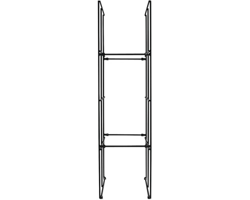 Metallkonstruktion für ein Regal zur Aufbewahrung von Brennholz