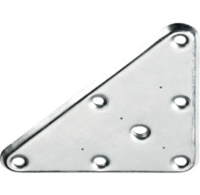 Winkelverbinder aus Metall mit Befestigungslöchern