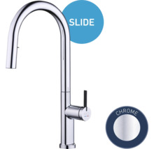 KEO Küchenarmatur KAWAI mit herausziehbarer Pefect Slide Handbrause chrom-thumb-1