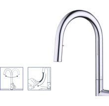 KEO Küchenarmatur KAWAI mit herausziehbarer Pefect Slide Handbrause chrom-thumb-2
