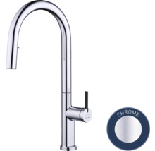 KEO Küchenarmatur KAWAI mit herausziehbarer Pefect Slide Handbrause chrom-thumb-0
