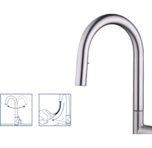 KEO Küchenarmatur KAWAI mit herausziehbarer Pefect Slide Handbrause edelstahl matt-thumb-2 KEO Küchenarmatur KAWAI mit herausziehbarer Pefect Slide Handbrause edelstahl matt-thumb-2