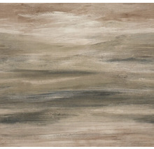 Abstraktes Wandbild mit horizontalen Linien