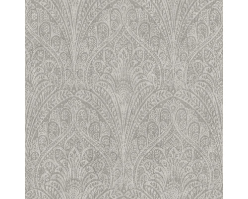 Vliestapete 746334 Indian Style Paisley grau Tapete mit floralem Muster
