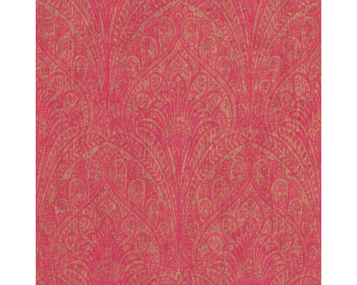 Vliestapete 746365 Indian Style Paisley pink
