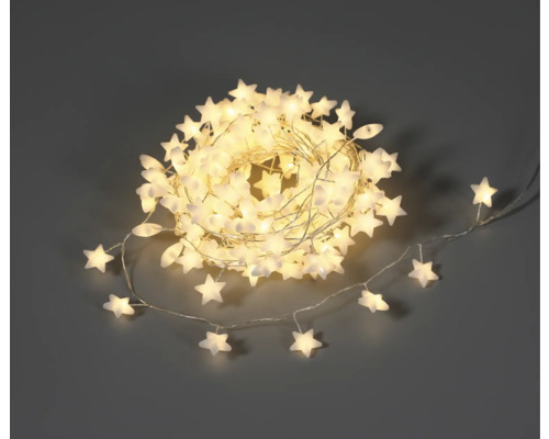 Lichterkette mit Sternen für die Dekoration