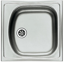 PICCANTE Küchenzeile PESCE 195 cm Frontfarbe seeahorn matt Korpusfarbe space grey montiert Variante links-thumb-4