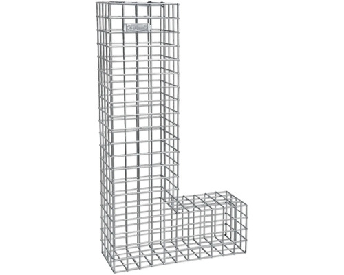 Gabione in L-Form aus Metall