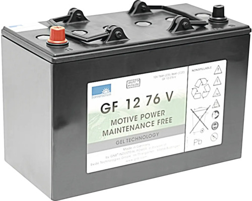 Gelbatterie Traktionsblock 12V/76Ah für TASKI swingo 755/855/955/1255