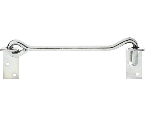 Sturmhaken mit Gegenplatte 590 x 12 mm galv. verzinkt, dickschichtpassiviert Türklinkenhalter aus Metall