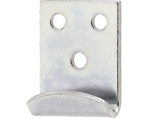 Schließhaken für Kistenverschluss 25 x 33 mm galv. verzinkt, dickschichtpassiviert Metallischer Gerätehalter mit drei Löchern zur Befestigung
