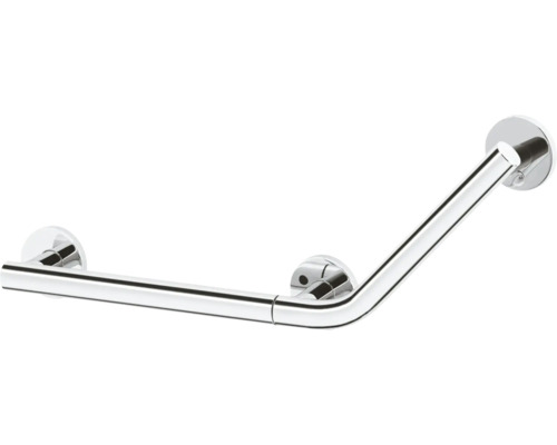 Winkel-Haltegriff KEUCO PLAN Care 135° 673/266 mm chrom glänzend 34907010401 Winkel-Haltegriff aus Metall zur Wandmontage