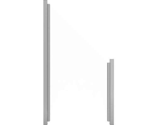 Abschlusselement GroJa Belfort 90 x 180/90 cm klar