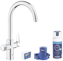 Küchenarmatur mit Filterfunktion GROHE GROHE Blue Pure chrom glänzend 30593000-thumb-0