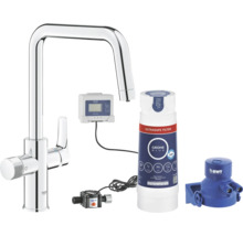 Küchenarmatur mit Filterfunktion GROHE GROHE Blue Pure chrom glänzend 30594000-thumb-0