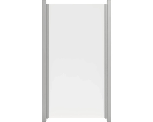 Teilelement GroJa Belfort ohne Pfosten 90 x 180 cm satiniert Duschwand mit Rahmen