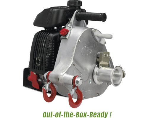 Tragbare Seilwinde mit Motor