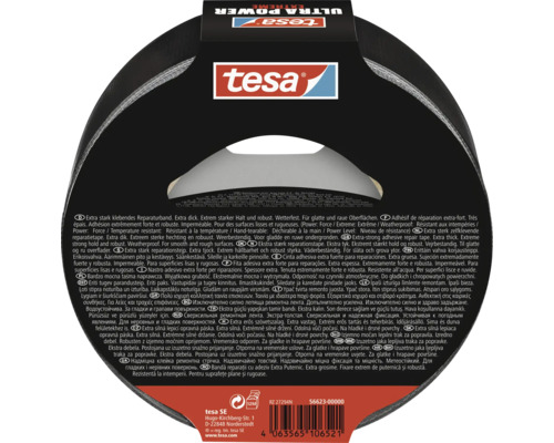 tesa Ultra Power Extreme Klebeband schwarz 50 mm x 25 m Tesa Ultra Power Extreme Reparatur-Band