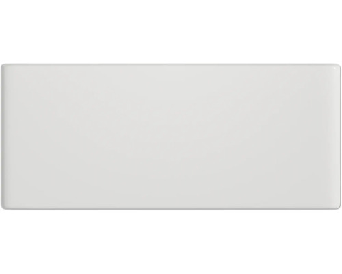 Weiße Keramikfliese, rechteckig
