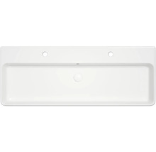 Doppelwaschtisch Jungborn THREE 1100 x 420 mm weiß glänzend inkl. keramischen Ablaufventil-thumb-1 Doppelwaschtisch Jungborn THREE 1100 x 420 mm weiß glänzend inkl. keramischen Ablaufventil-thumb-1