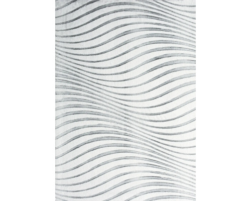 Teppich Cutout Wave silber 140x200 cm