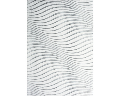 Teppich Cutout Wave silber 160x230 cm