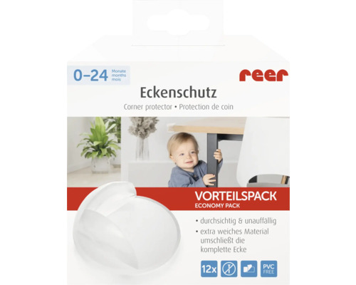 Eckenschutz Reer Kunststoff transparent 12 Stück