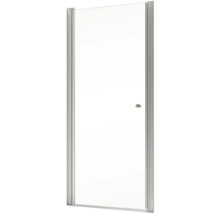 Drehtür in Nische SCHULTE ExpressPlus Garant 80 cm Anschlag links Klarglas Profilfarbe aluminium-thumb-1