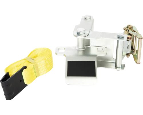 Spanngurt mit Ratsche und Halterung