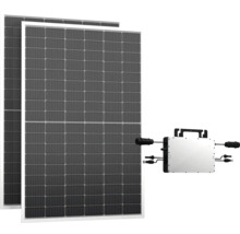 Balkonkraftwerk – Photovoltaik Modul Set Silver 820W/600W mit integriertem Wechselrichter-thumb-2