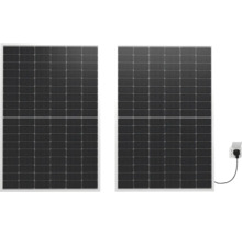 Balkonkraftwerk – Photovoltaik Modul Set Silver 820W/600W mit integriertem Wechselrichter-thumb-0