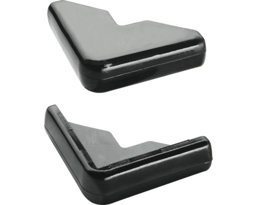 Zwei schwarze Eckenschutze