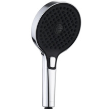 Handbrause AVITAL Brasla rund Ø 130 mm chrom / schwarz-thumb-0