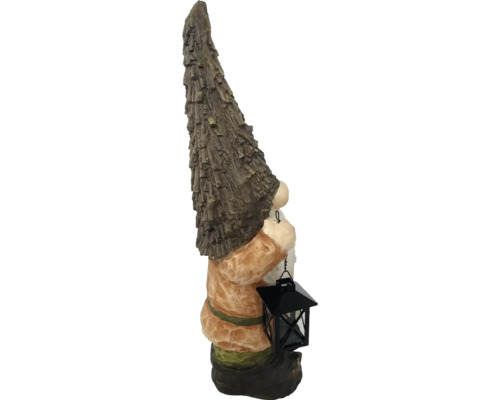 Gartenzwerg mit Laterne als Dekoration für den Außenbereich