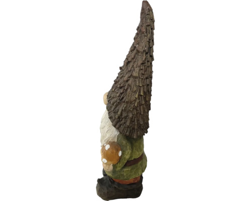 Gartenzwerg mit Pilz aus Kunststein