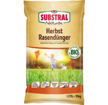 Bio Herbst Rasendünger SUBSTRAL NATUREN® Herbstrasendünger Bio 10 kg für bis zu 270 qm