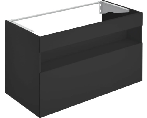 Waschtischunterschrank KEUCO Stageline BxHxT 100 x 49 cm x 62,5 cm Frontfarbe vulkanit matt 32872970000 Waschtischunterschrank KEUCO Stageline BxHxT 100 x 49 cm x 62,5 cm Frontfarbe vulkanit matt 32872970000