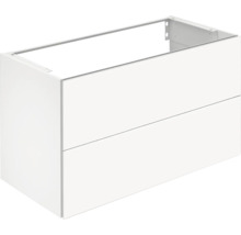 Waschtischunterschrank KEUCO X-Line BxHxT 100 x 60,5 cm x 49 cm Frontfarbe weiß glänzend glanz 33173300000