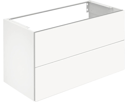 Waschtischunterschrank KEUCO X-Line BxHxT 100 x 60,5 cm x 49 cm Frontfarbe weiß glänzend glanz 33173300000