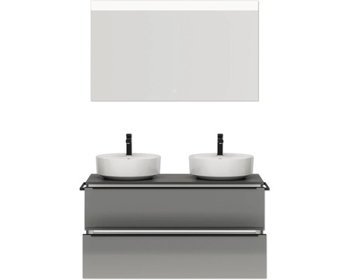 Doppelwaschtisch mit Spiegel für das Badezimmer